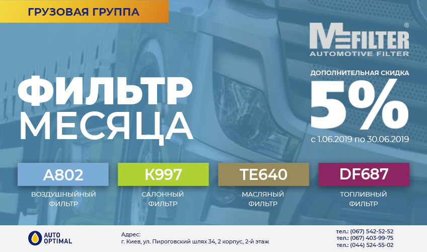 ​Mfilter promotion June 2019